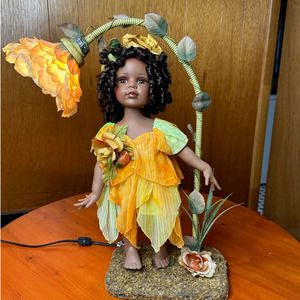 Vintage African American "Duck House Heirloom Doll" Lamp